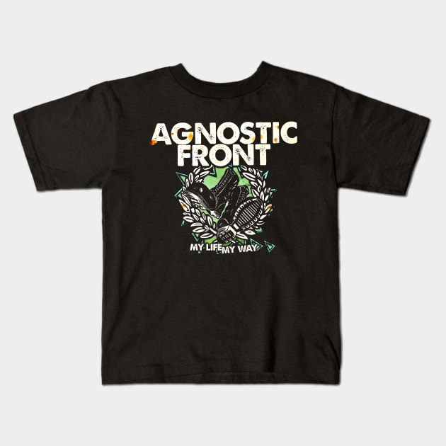 Agnostic Front Kids T-Shirt by DeborahWood99